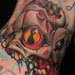 Tattoos - Zombie Monster Neck Tattoo - 42436